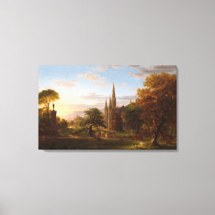 Toile Le retour par Thomas Cole