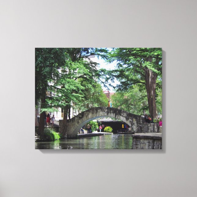 Toile Le Riverwalk de San Antonio (Recto)
