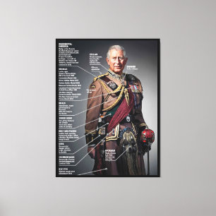 Toile Le roi Charles III Colonel en chef Toronto Écosse