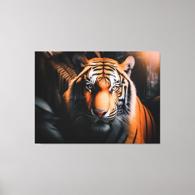 Toile Le Roi de la Jungle - Tigre (Recto)