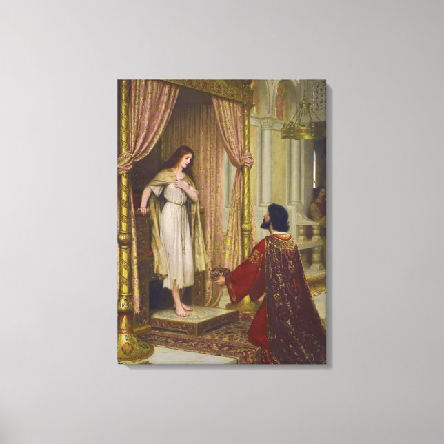 Toile Le roi et la mendiante (Recto)