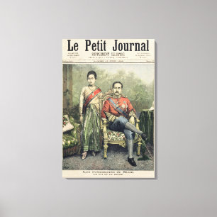 Toile Le roi et la reine du Siam