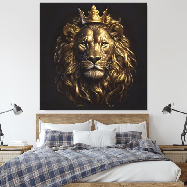 Toile Le Roi ! Le Lion d'Oz pas si puéril (Insitu(Chambre))