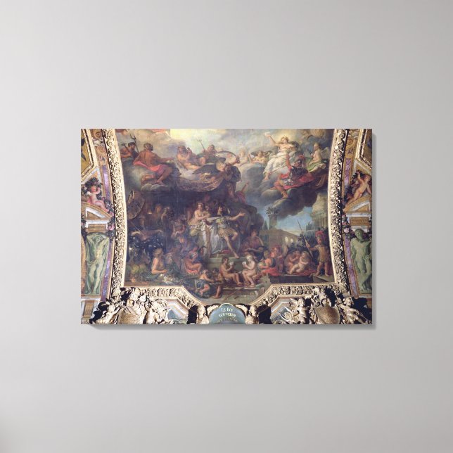 Toile Le roi Louis XIV gouvernant seul (Recto)