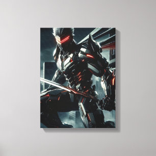 Toile Le Ronin de l'ombre silencieux