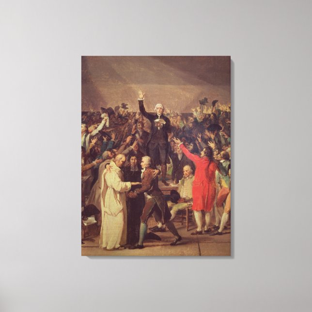 Toile Le Serment De Tennis (Recto)