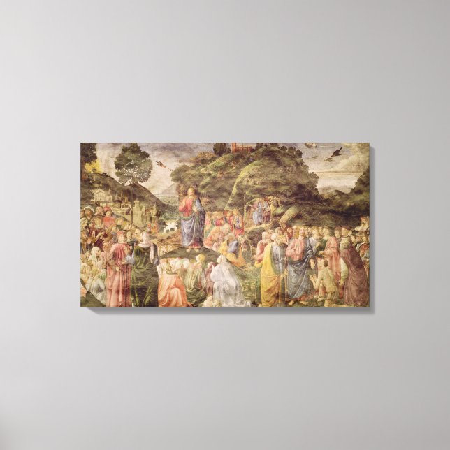 Toile Le Sermon sur le Mont, de la Sixtine (Recto)