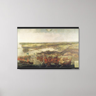 Toile Le siège de La Rochelle en 1628