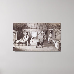 Toile Le squatter premier à la maison, c.1847
