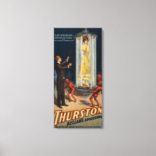 Toile Le successeur de Thurston Kellar - Une femme dans