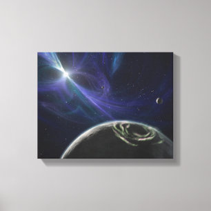 Toile Le système de planète de pulsar