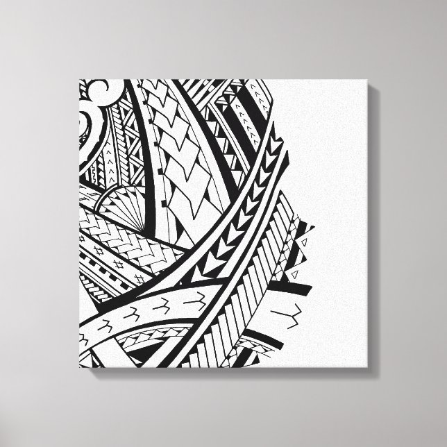 Toile Le tatouage samoan moderne (Recto)