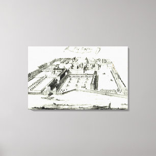 Toile Le temple