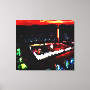 Toile Le temple dans la région sauvage