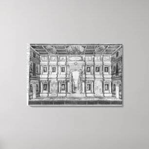 Toile Le théâtre olympique à Vicence