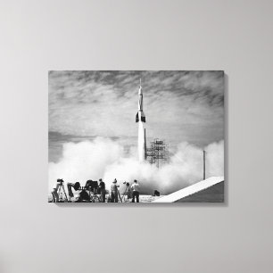 Toile Le Tout Premier Lancement De Rocket À Cape Canaver