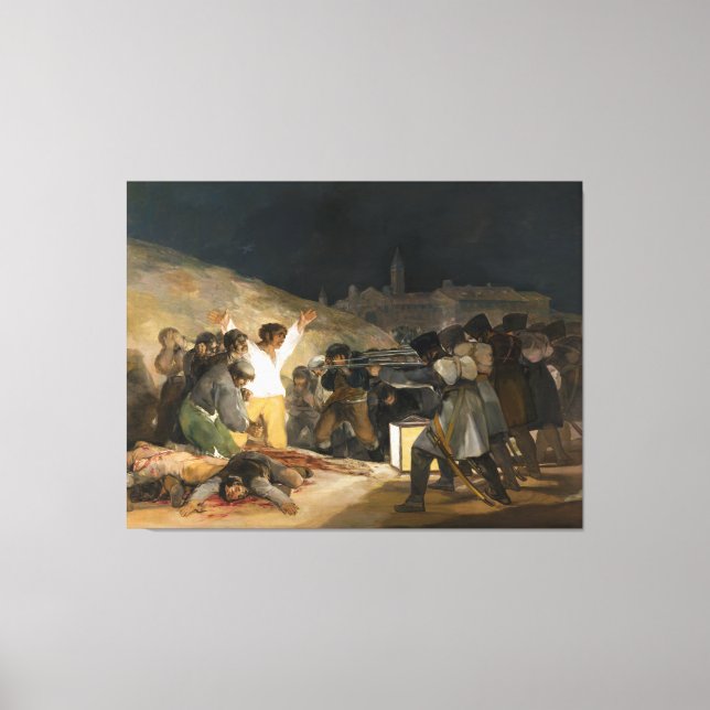 Toile Le troisième mai 1808 par Francisco Goya (Recto)
