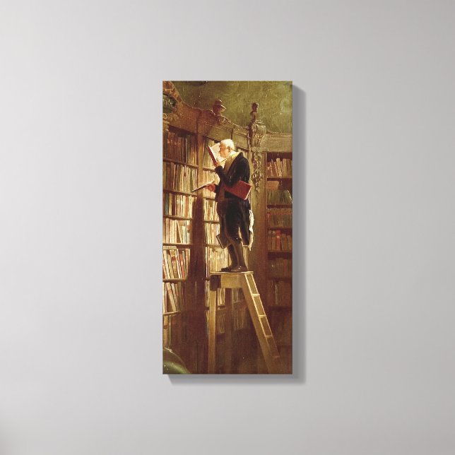 Toile Le ver de livre (Recto)