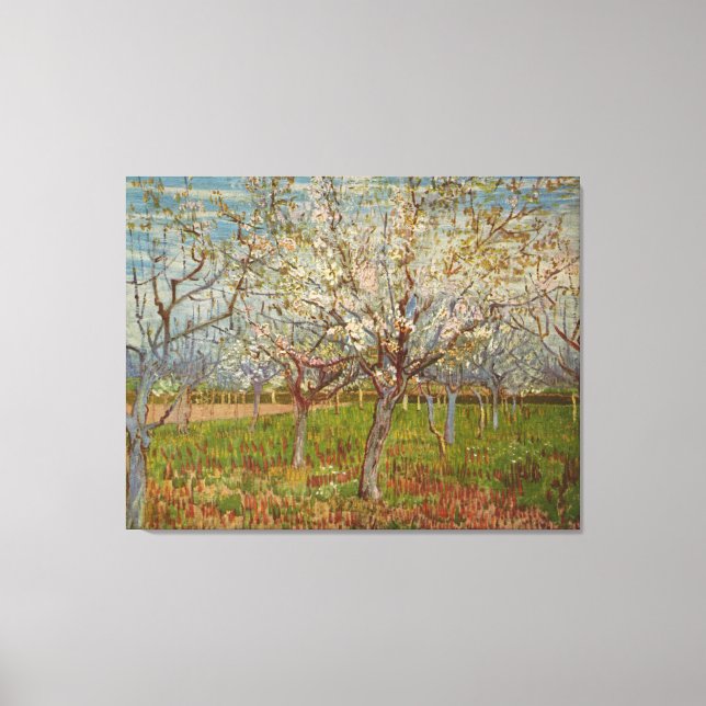 Toile "Le verger rose" de Vincent van Gogh (1888) (Recto)