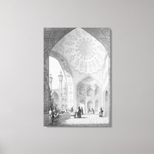 Toile Le vestibule de l'entrée principale du Medrese-