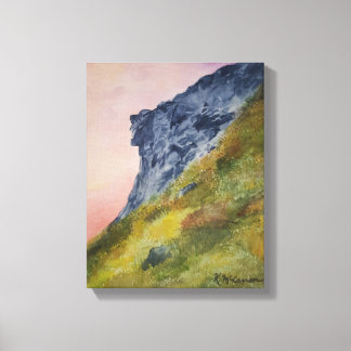 Toile Le vieil homme dans les montagnes