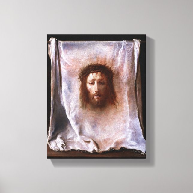 Toile Le Voile de Veronica par Domenico Fetti (Recto)