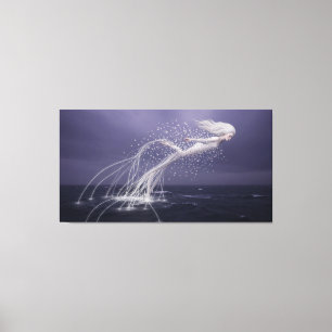 Toile Le vol éthéré de l'esprit de l'océan