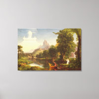 Le voyage de la vie : Jeunesse, 1842 (huile sur to