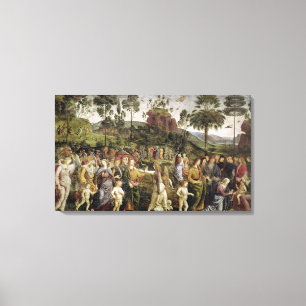 Toile Le voyage de Moïse, vers 1481-83