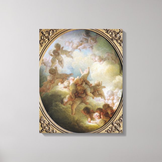 Toile L'échauffement des cupidons, c.1767 (Recto)