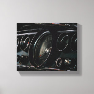 Toile Lecteur de pilote de tableau de bord Old Muscle Cl