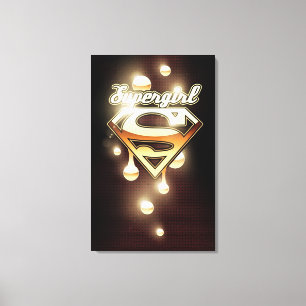 Toile Lecteurs d'or Supergirl