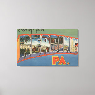 Toile Lecture, Pennsylvanie - grandes scènes de lettre