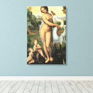 Toile Léda et le Cygne de Léonard de Vinci