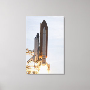 Toile L'effort de navette spatiale enlève