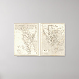 Toile L'Egypte antique, Grèce antique