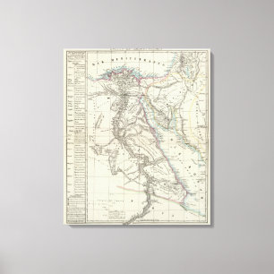 Toile L'Egypte et l'Arabie Saoudite