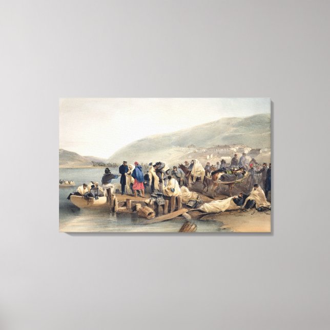 Toile L'embarcation des malades à Balaklava (Recto)