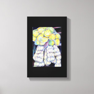 Toile L'Émerveillement Des Marchés Humides, Singapour