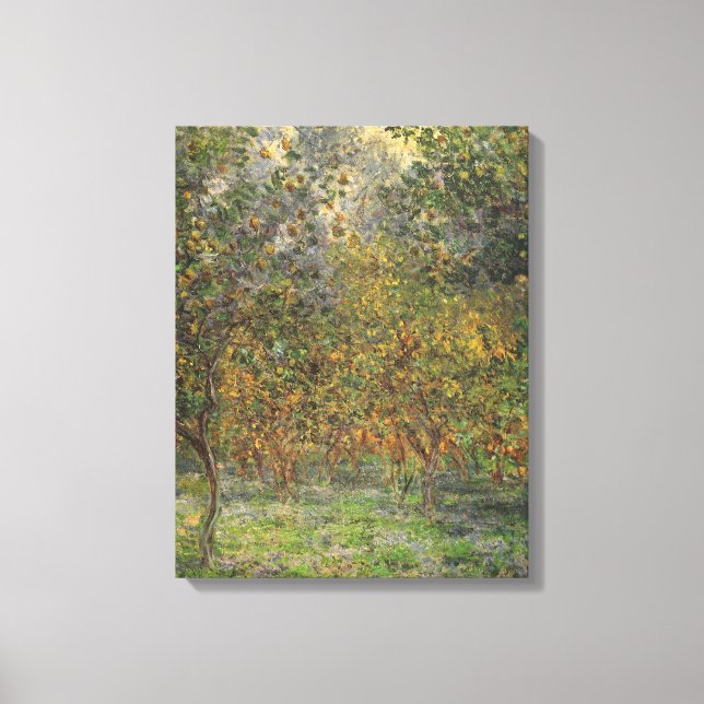 Toile Lemon Grove à Bordighera par Claude Monet (Recto)