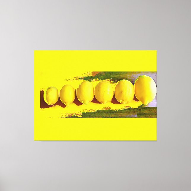 Toile Lemon Parade Abstraction (Recto)