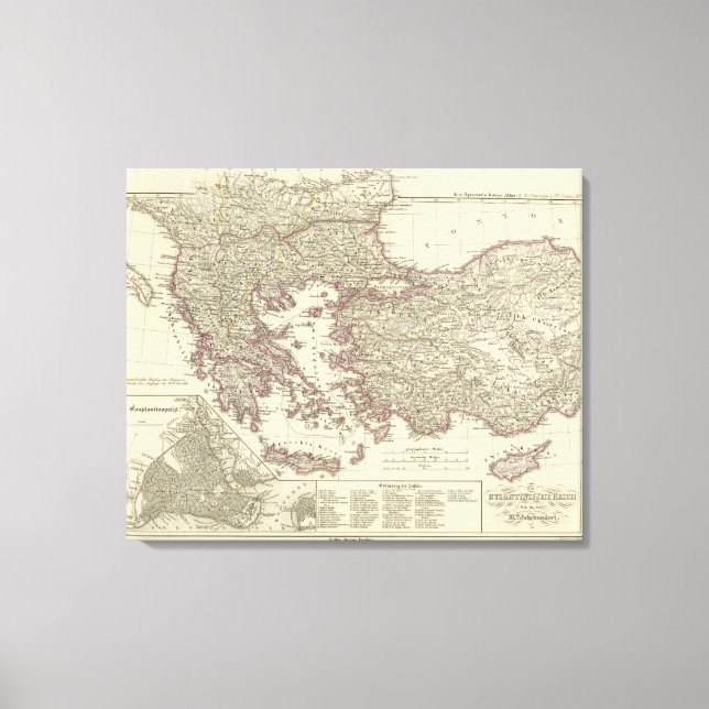 Toile L'Empire byzantin jusqu'au Xite (Recto)