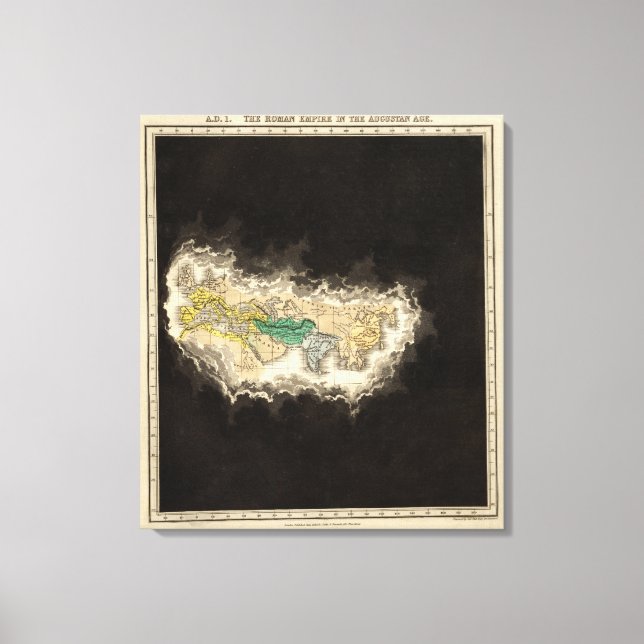 Toile L'Empire Romain En Augustan Âge 1 AD (Recto)