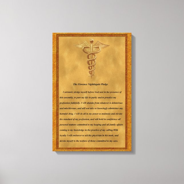 Toile L'engagement de Florence Nightingale (Recto)