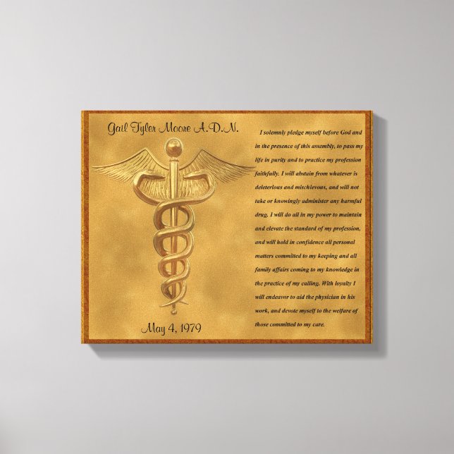 Toile L'engagement de Florence Nightingale (Recto)