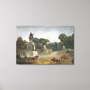 Toile L'entrée au Tuileries de l'endroit