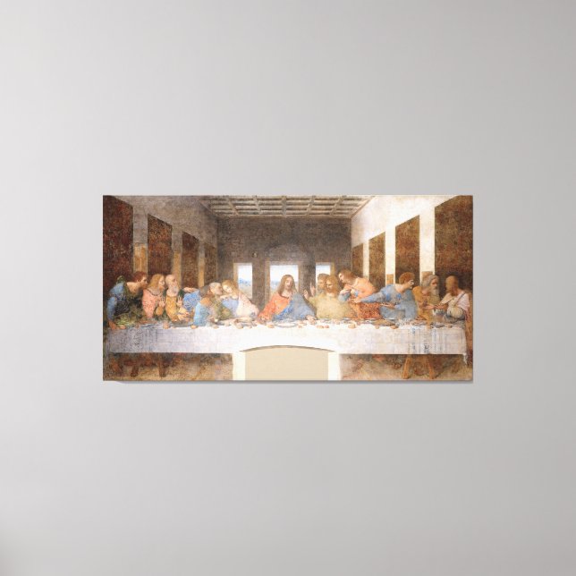Toile Léonard de Vinci - La dernière Cène (Recto)