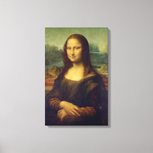 Toile Leonardo da Vinci iconique Mona Lisa