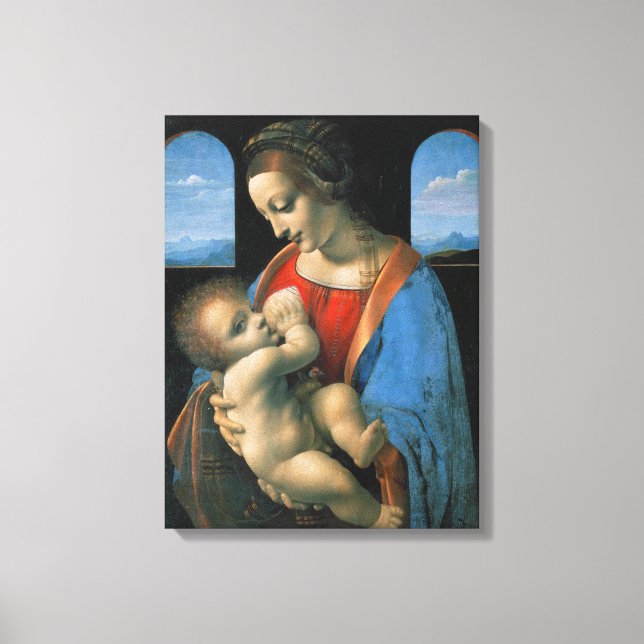Toile Leonardo da Vinci Madonna Litta (Recto)