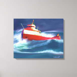 TOILE L'ÉPAVE DE L'EDMUND FITZGERALD